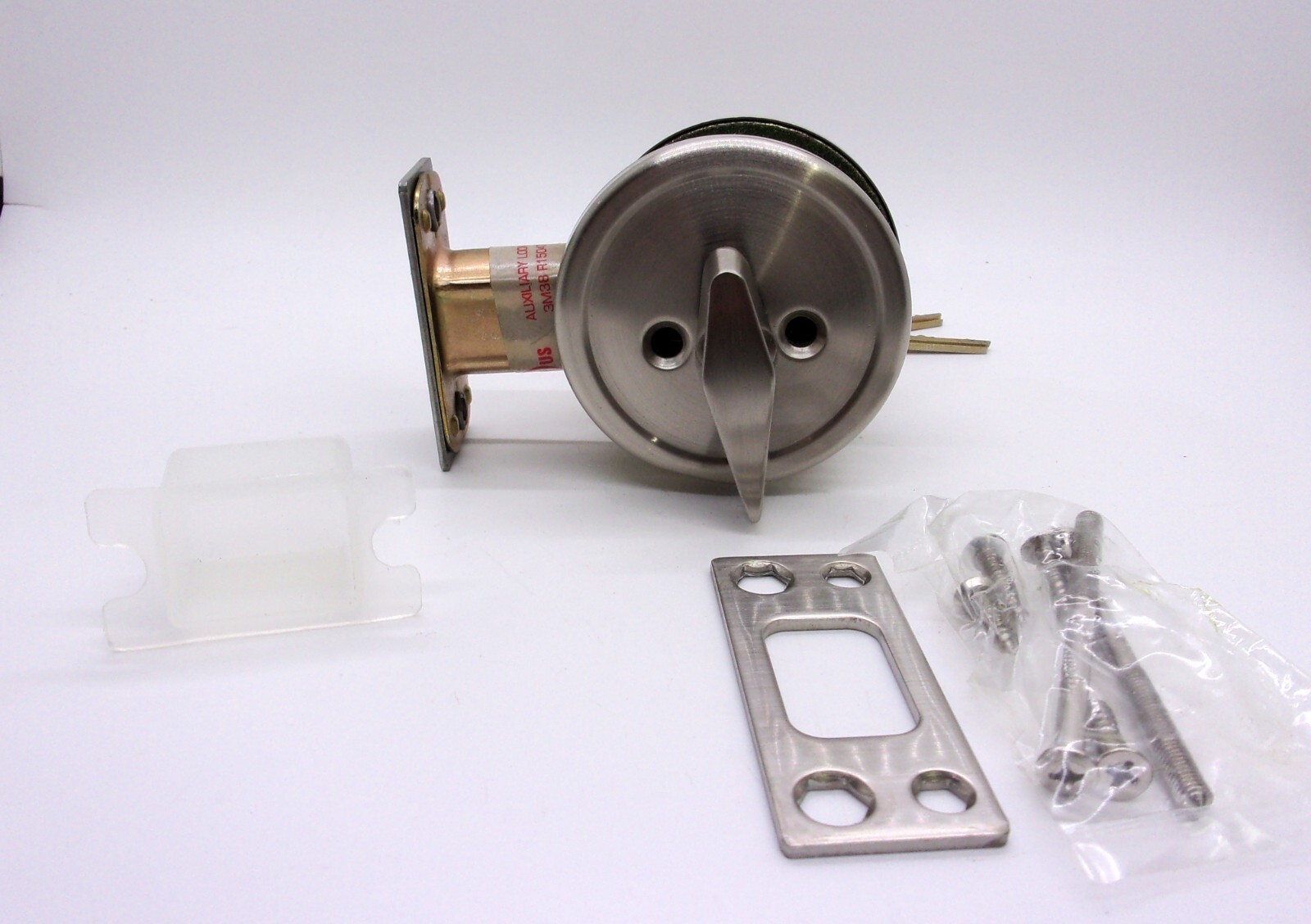 Interchangeable Core Single Cylinder Deadbolt. 2-3/8"Backset #DB10-1-IC-US15 gallery