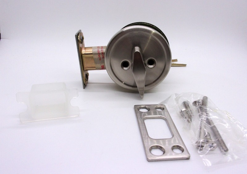 Interchangeable Core Single Cylinder Deadbolt. 2-3/8"Backset #DB10-1-IC-US15 gallery