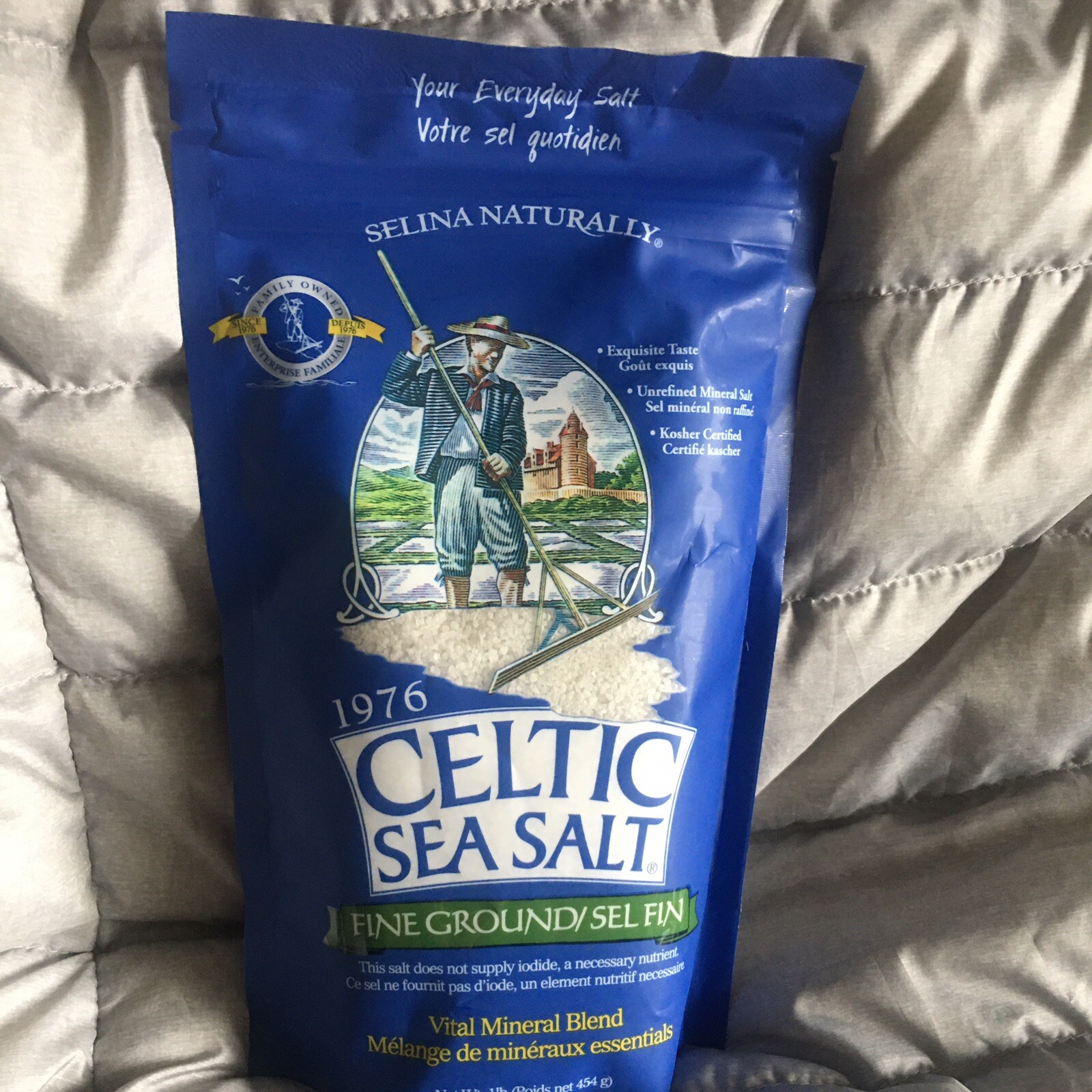 CELTIC SEA SALT FINE GROUND 1 LB SELINA NATURALLY RESELABLE BAG FAST SHIPPING. gallery