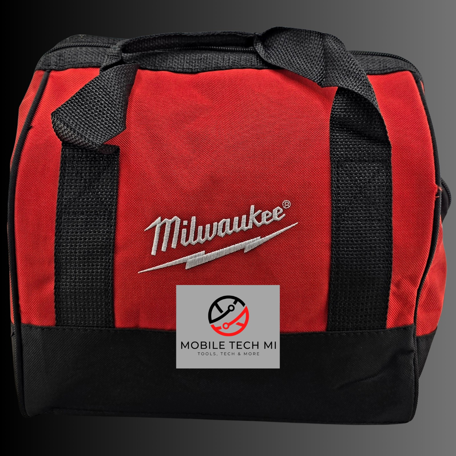 NEW Milwaukee M12 M18 Contractor Tool Bag 11" x 10" x 8" Case Small Medium Size gallery