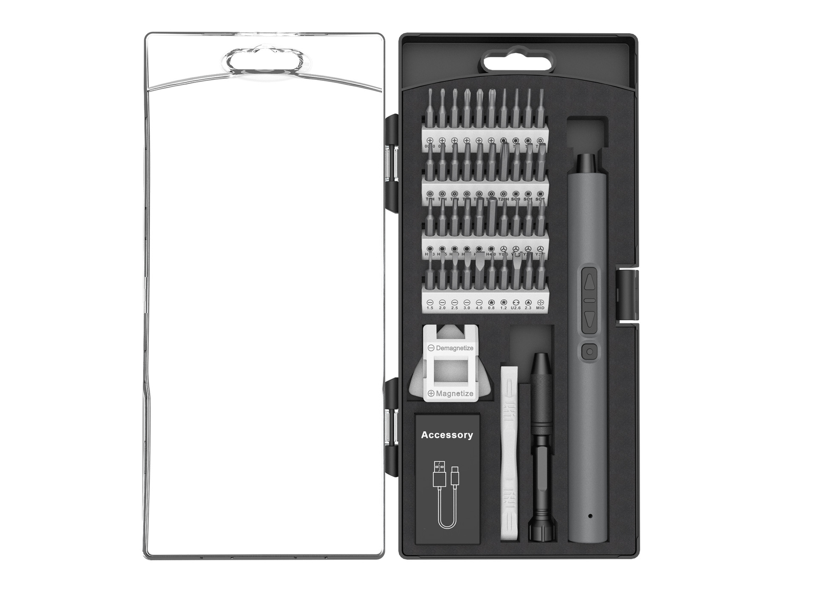 Electric Screwdriver USB Rechargeable Lithium Precision Screw Repair Tools Kit gallery