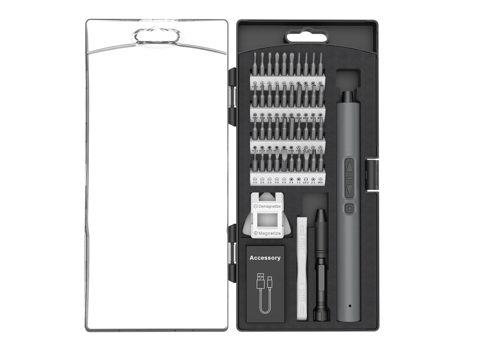 Electric Screwdriver USB Rechargeable Lithium Precision Screw Repair Tools Kit