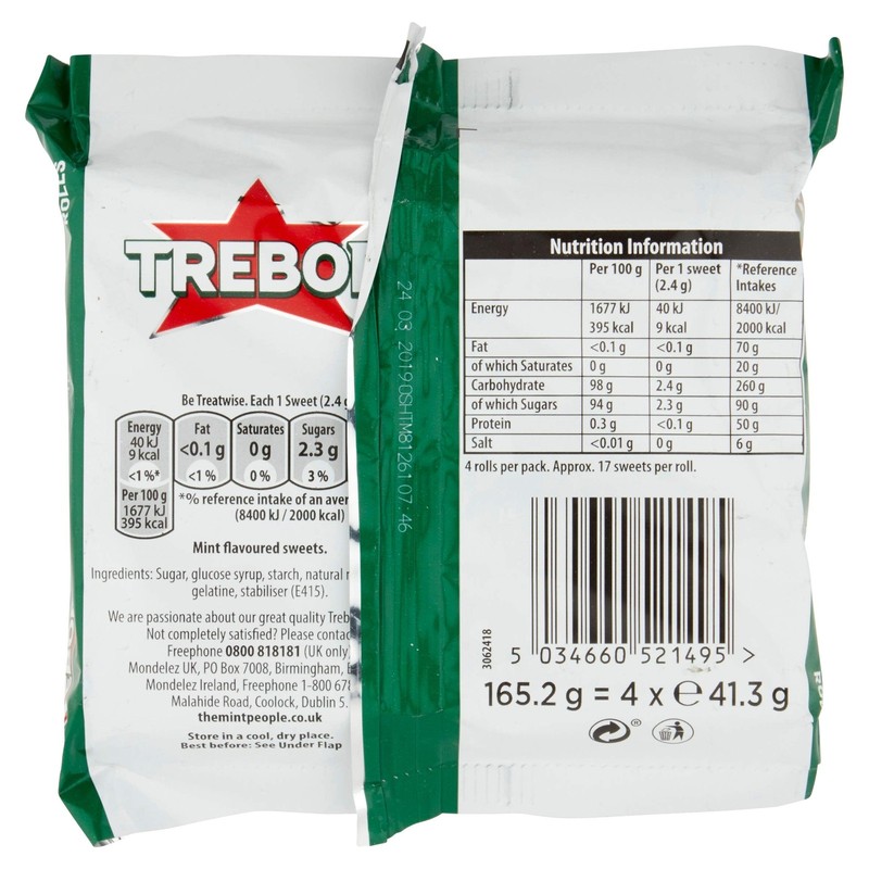 Trebor Extra Strong Roll 4 Count (Pack of 1) gallery