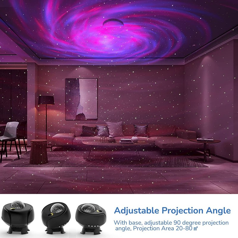 Star Projector Galaxy Night Light Starry Nebula Ceiling LED Lamp Remote Control gallery
