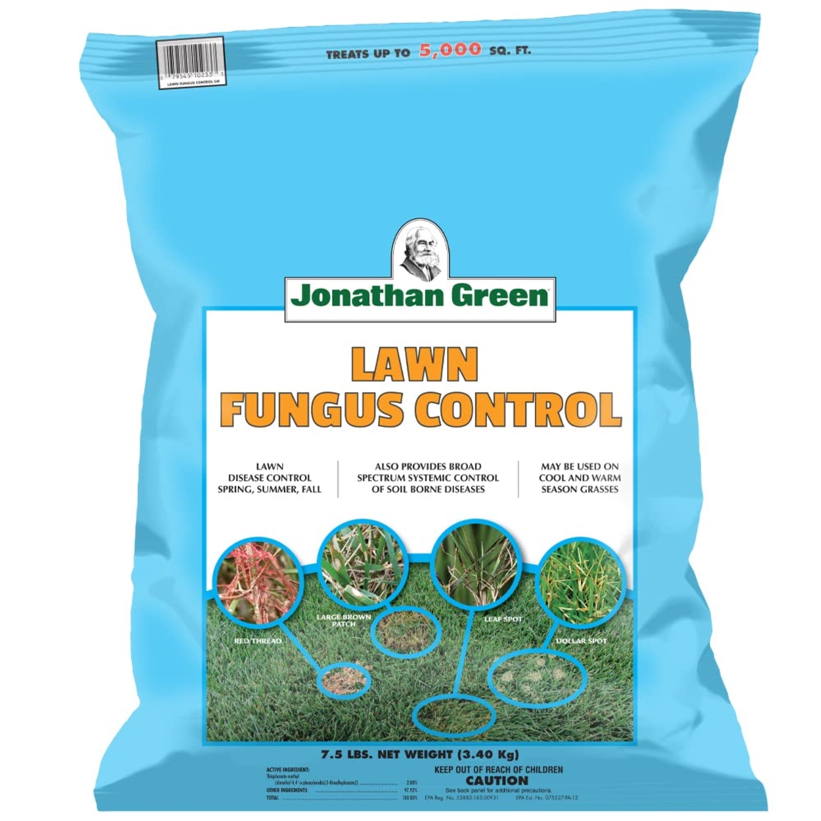 Jonathan Green Lawn Fungus Control, 5M (5,000 sq ft Coverage) 7.5 lb gallery