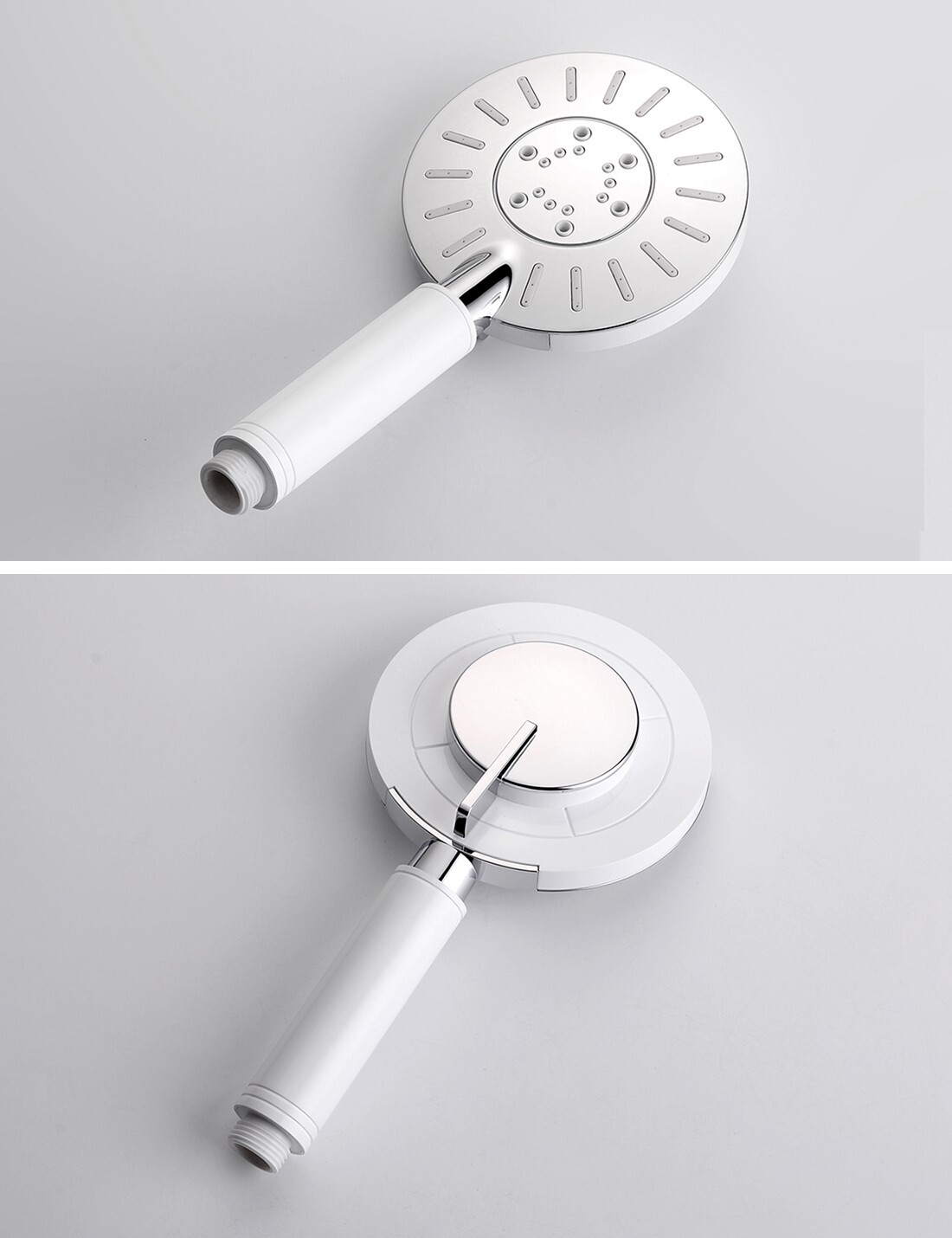 New Handheld Shower Head for replacement-Chrome & White PHS3170-01 gallery