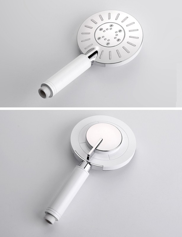 New Handheld Shower Head for replacement-Chrome & White PHS3170-01 gallery