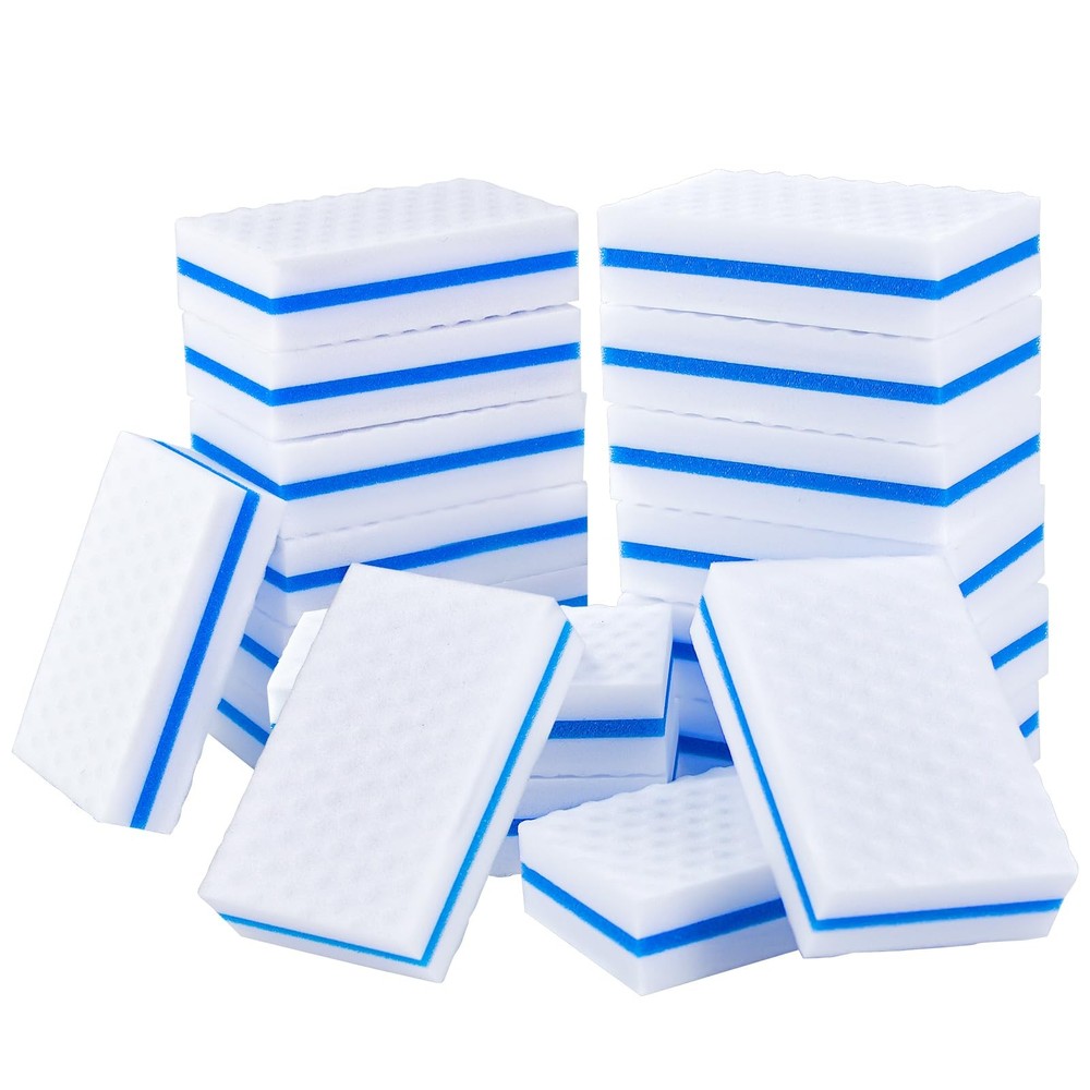 Upgrade Melamine Sponge, 100 Pack Extra Thick More Lasting 3X Density Premium...