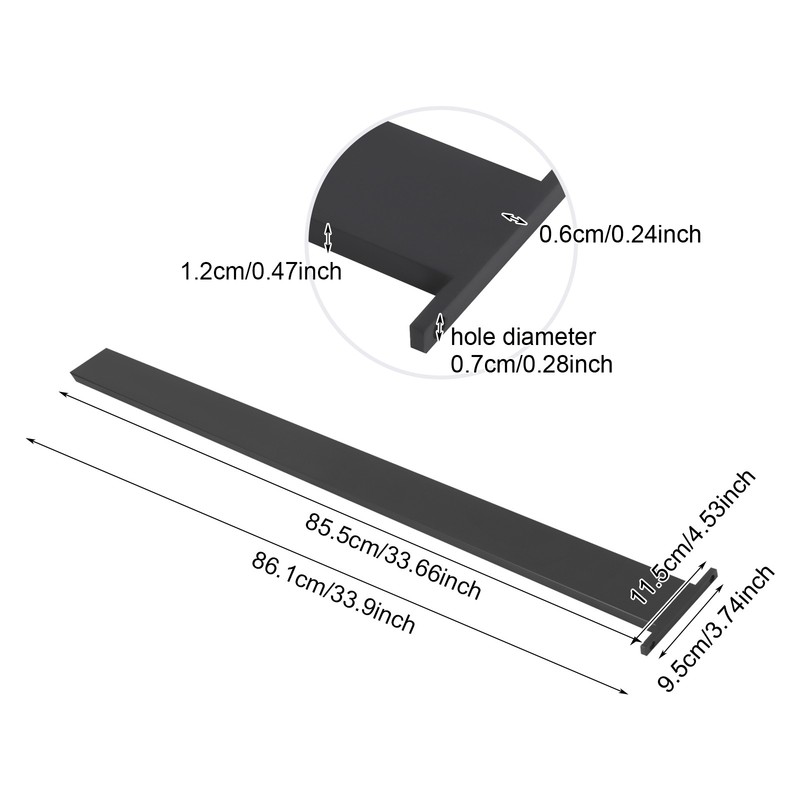 34in Countertop Support Brackets, Kitchen Island Support Floating Brackets gallery