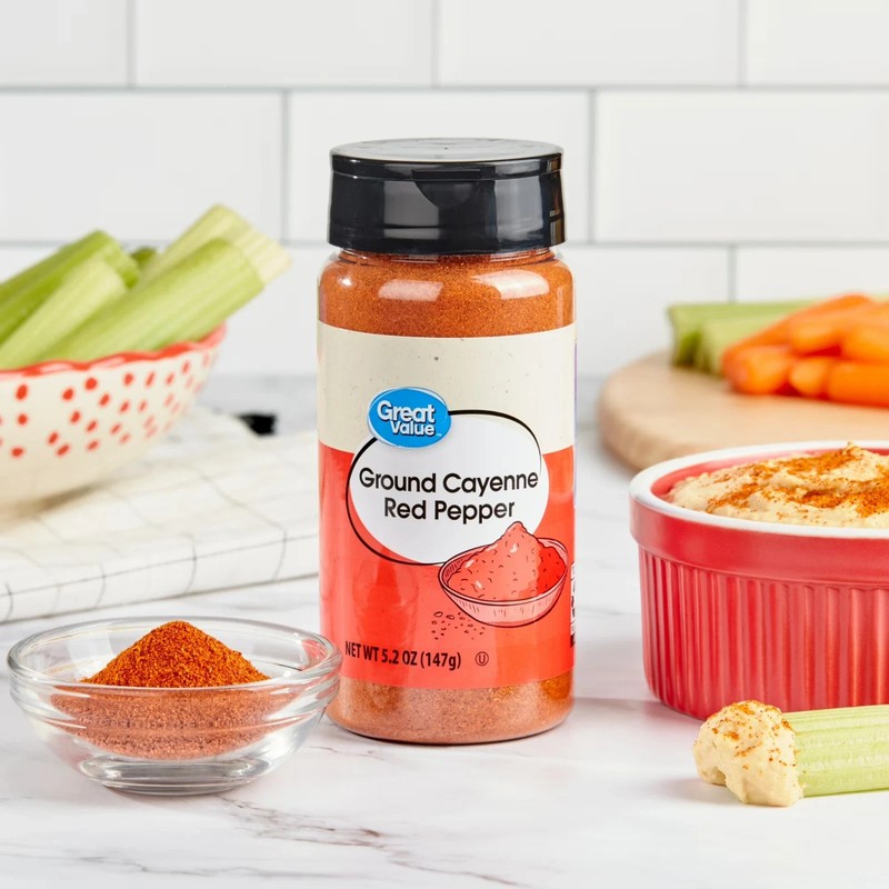Great Value Ground Cayenne Red Pepper, 5.2 oz Container gallery