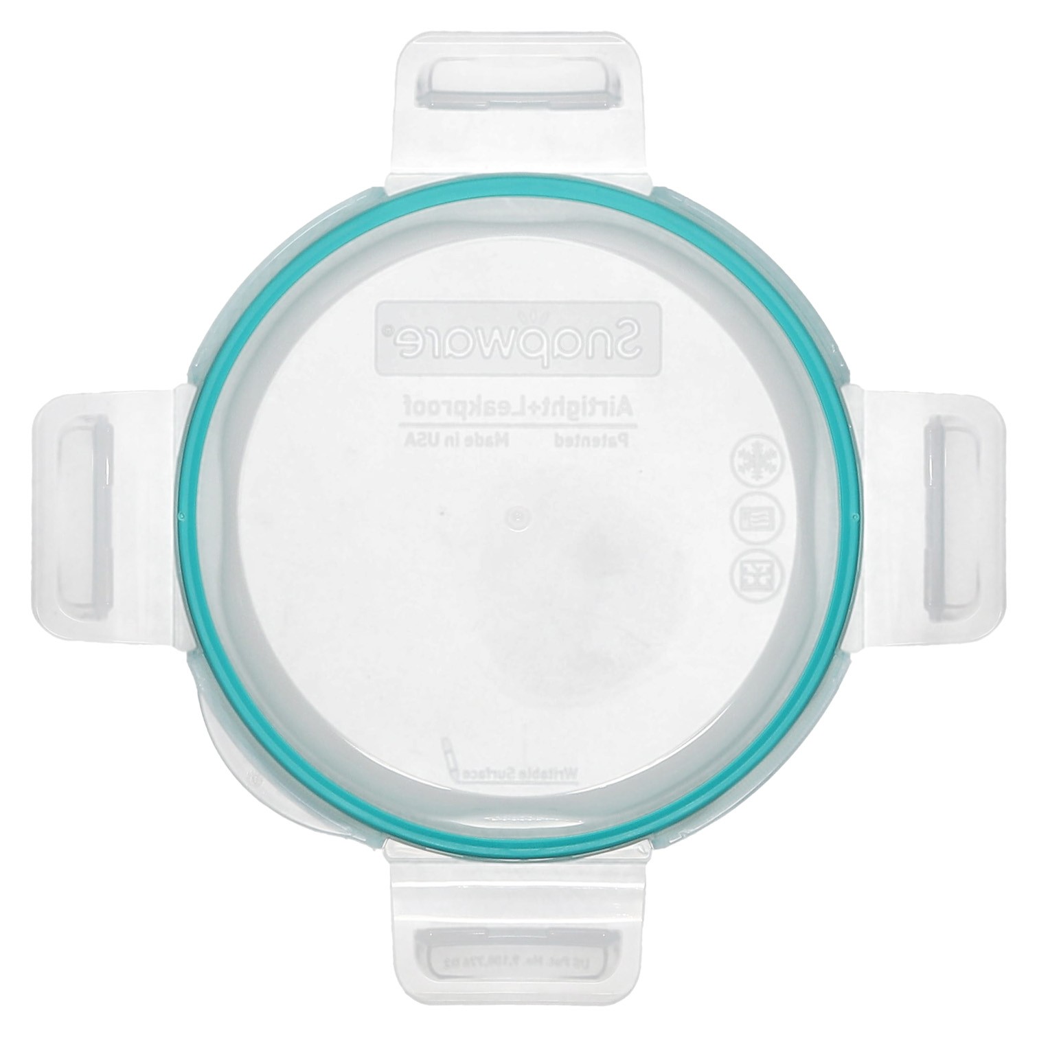 Snapware 7201R 4-Cup Clear Total Solutions Lid with Teal Gasket gallery