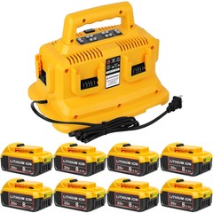 For DeWalt 20V 20Volt Max 8.0AH Lithium-ion Battery DCB206 DCB205 Charger DCB104