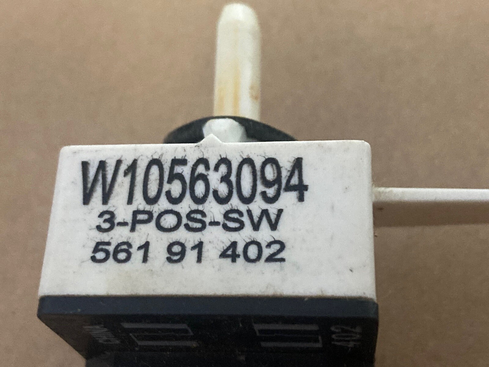 W10563094 WHIRLPOOL DRYER CYCLE SELECTOR SWITCH 259A gallery