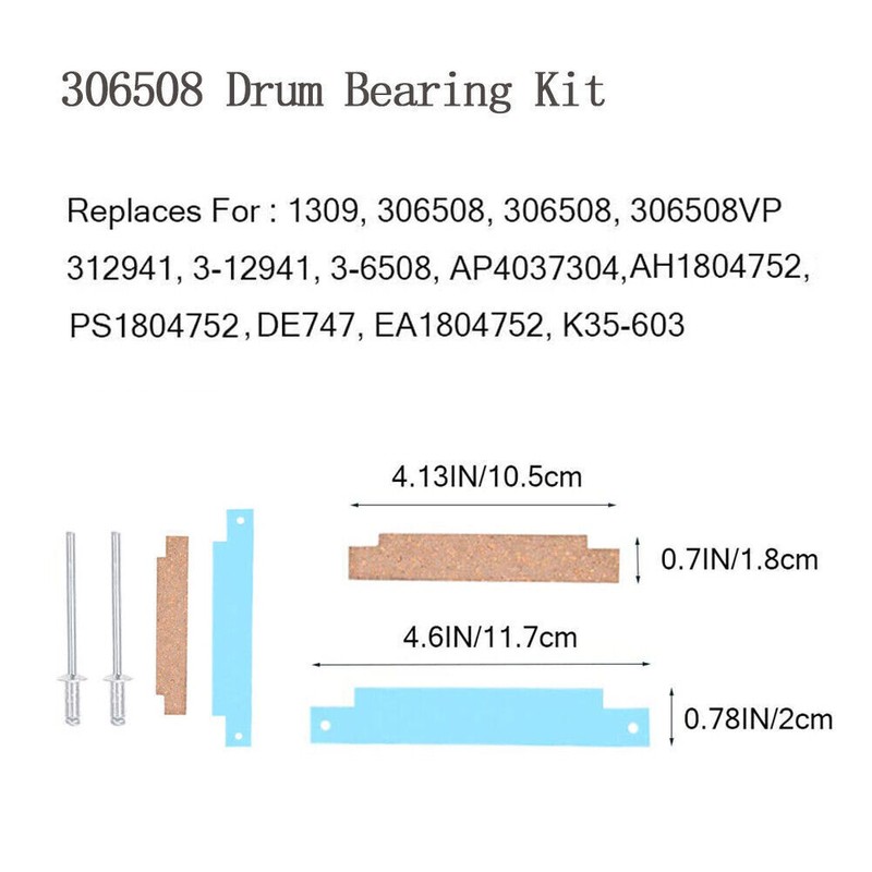 Dryer Maintenance Kit for Maytag MDE5500AYW 33002535 306508 12001541 Belt Roller gallery