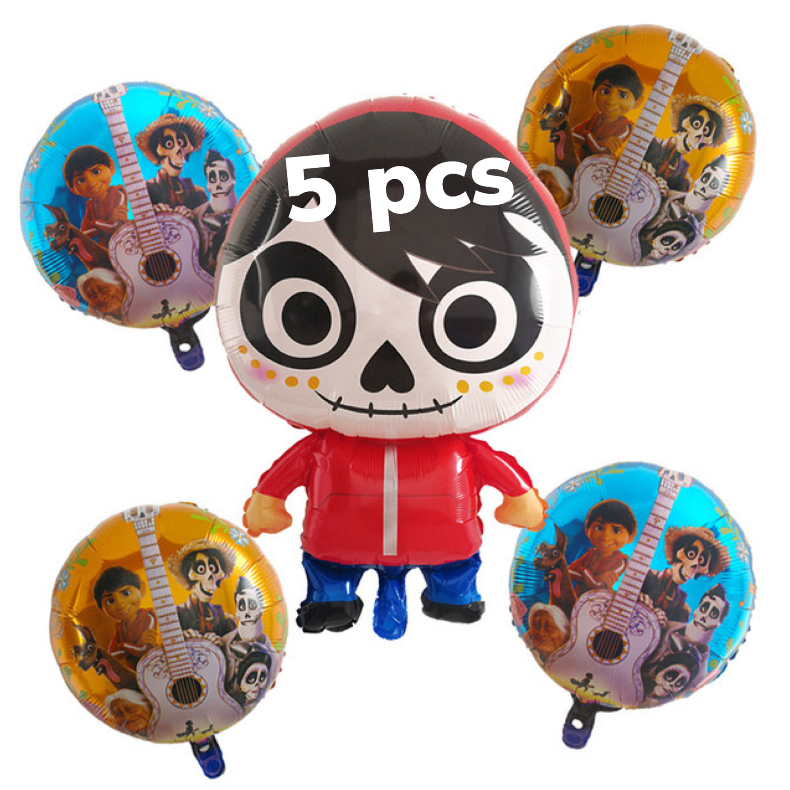 COCO MIGUEL BALLOON FOIL SET DECORATION SUPPLIES PARTY BIRTHDAY Red😘 gallery