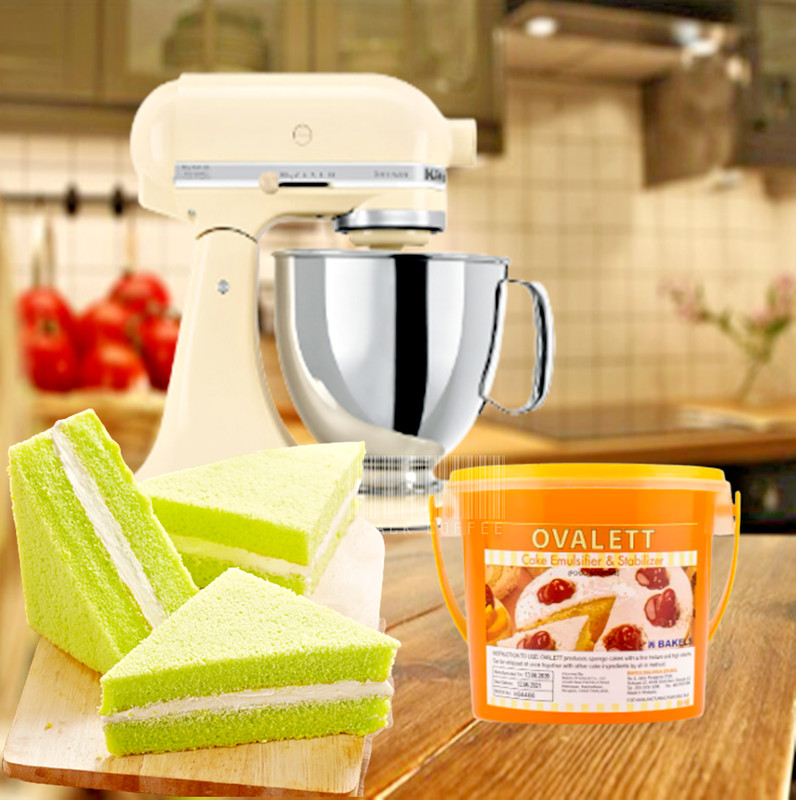OVALETTE SP EMULSIFIERS FOR BAKING MIXE CAKE SPONGE CAKE BAKERY SOFT FLUFFY 800G gallery