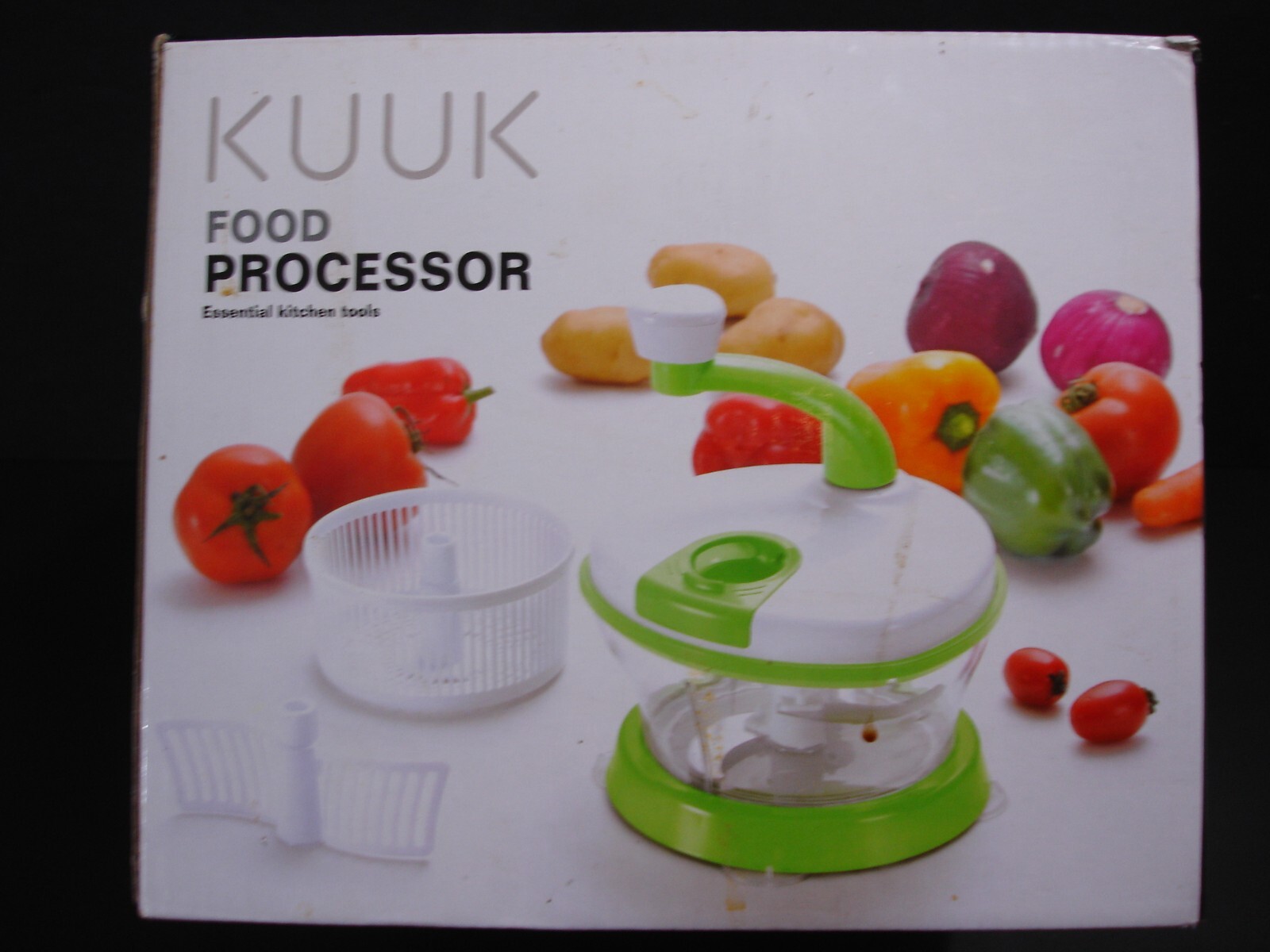 KUUK Hand-powered Food Processor, mixer, spinner NEW -Great for off grid gallery