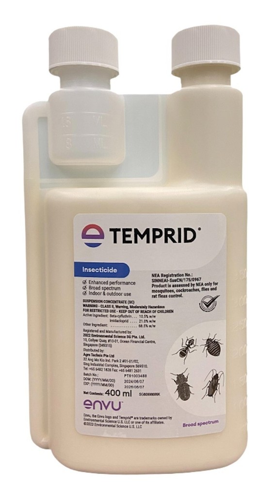 Temprid FX Insecticide Pest Control Roaches Ants Fleas BAYER 400 ML ( 13.53 oz )