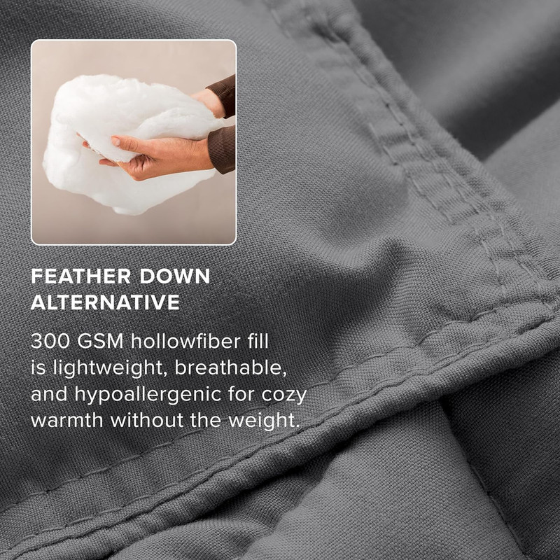 Comforter Set - Twin Extra Long Size - Ultra-Soft - Goose down Alternative - Pre gallery