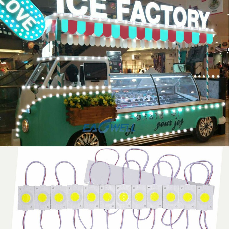 20~200PCS COB Module LED Light IP65 Waterproof Super Bright Sign Lamp DC 12V gallery