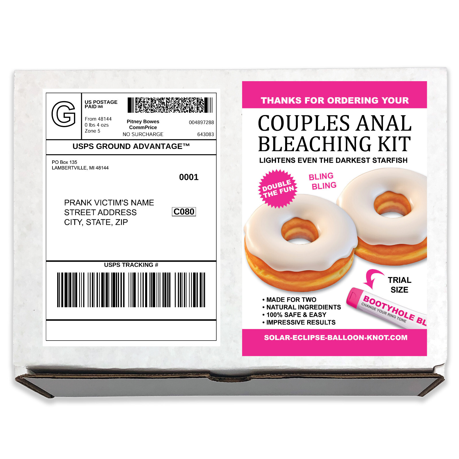 Prank Couples Anal Bleaching Kit Sent Directly to Friends to Embarrass Them! gallery
