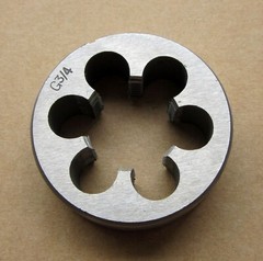 British Standard Pipe BSPP (G) Parallel Thread Die 1/16″ 1/8″ 1/4″ 3/8″ 1/2″ etc