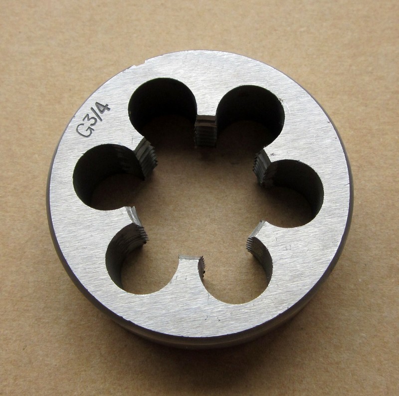 British Standard Pipe BSPP (G) Parallel Thread Die 1/16" 1/8" 1/4" 3/8" 1/2" etc gallery