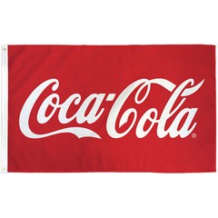 COCA COLA FLAG 3X5 POLYESTER
