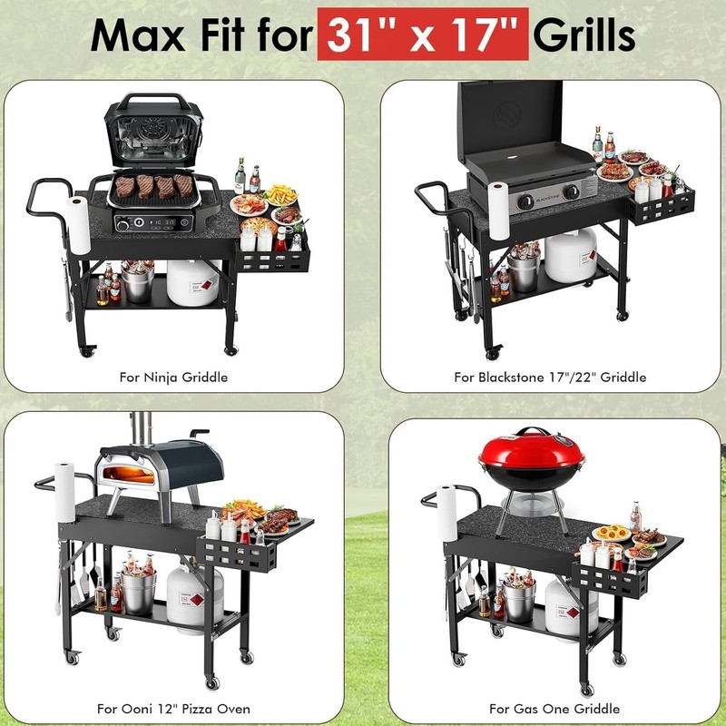 Portable Grill Table for Blackstone Griddle, 450lb Capacity gallery