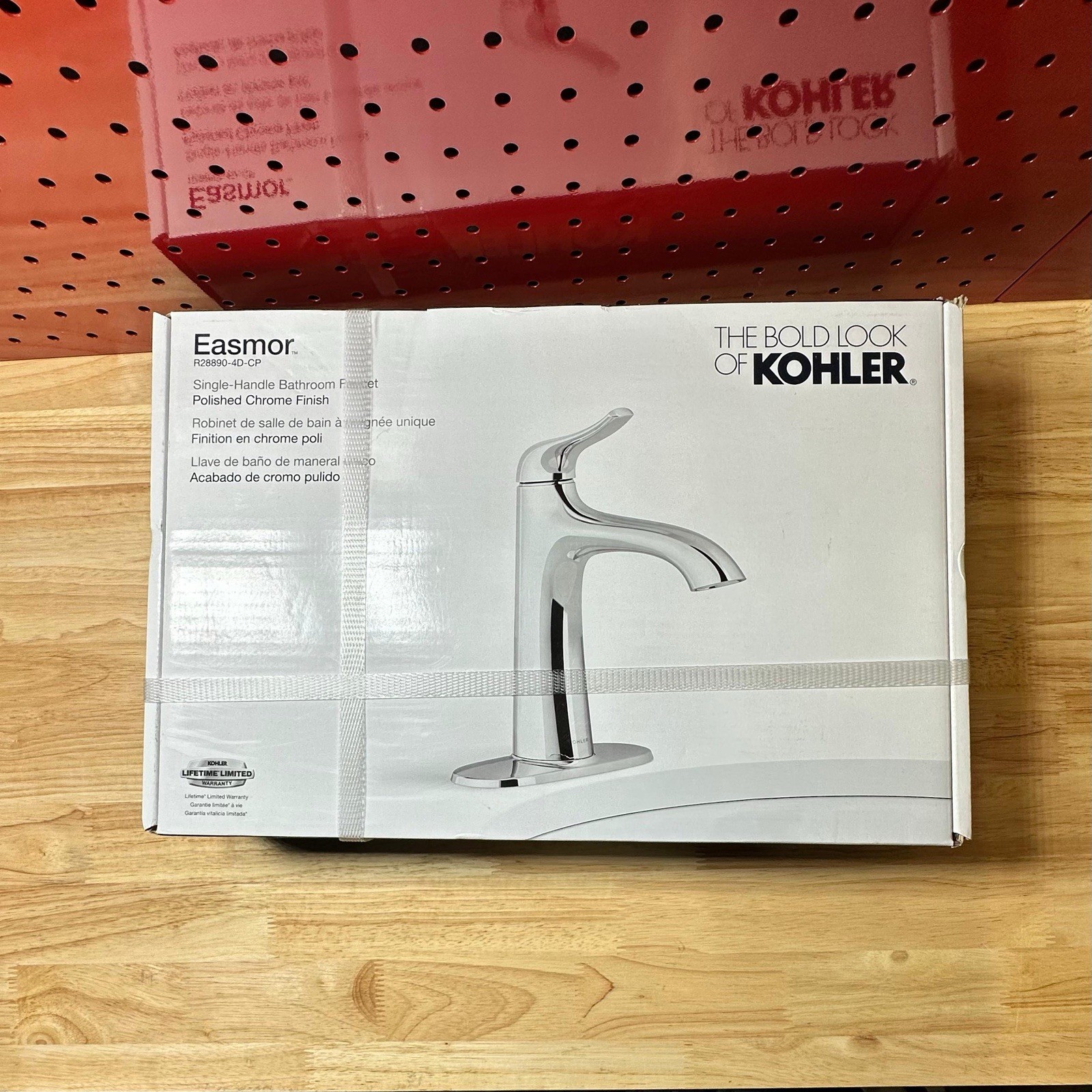 KOHLER Easmor Single-Handle Single Hole Bathroom Faucet in Polished Chrome gallery