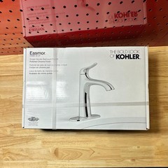 KOHLER Easmor Single-Handle Single Hole Bathroom Faucet in Polished Chrome