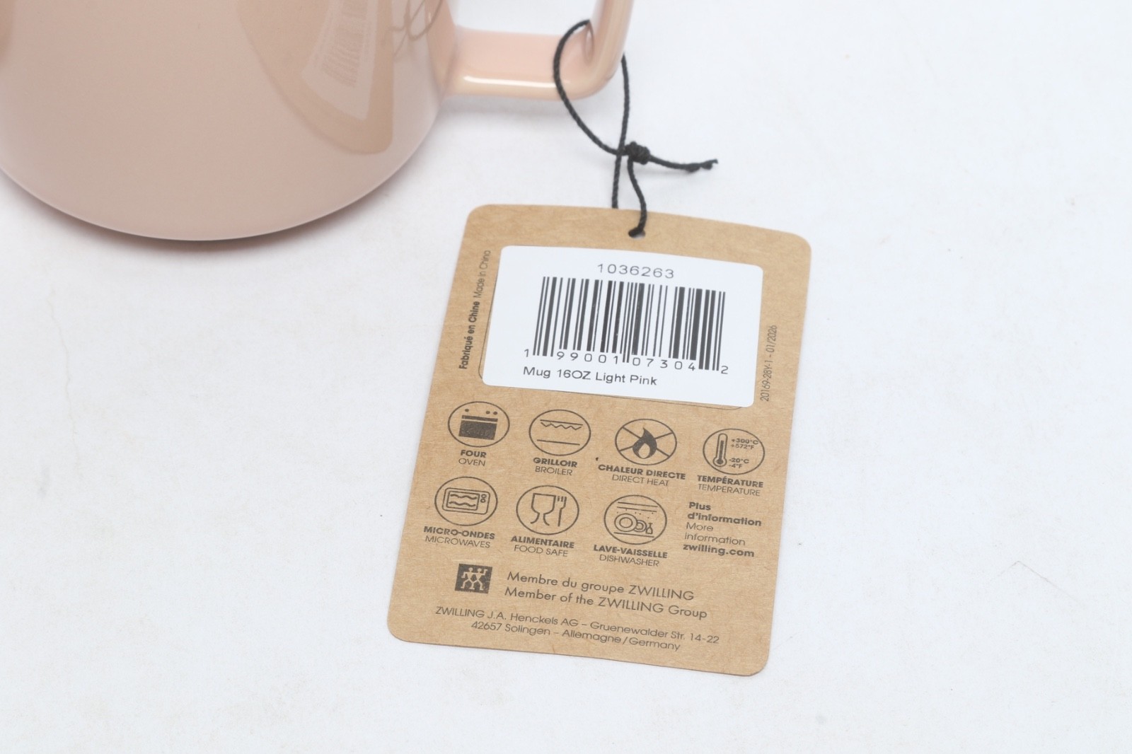 2 STAUB Ceramic Stacking Mug 16 oz - light pink gallery
