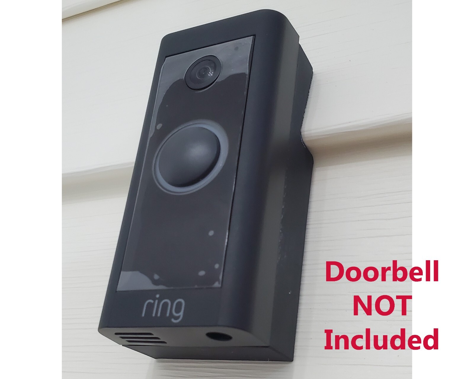 Ring Video Doorbell Wired 5AT3T5 - 4" Vinyl Siding Mount Wedge Angle Adjustment gallery