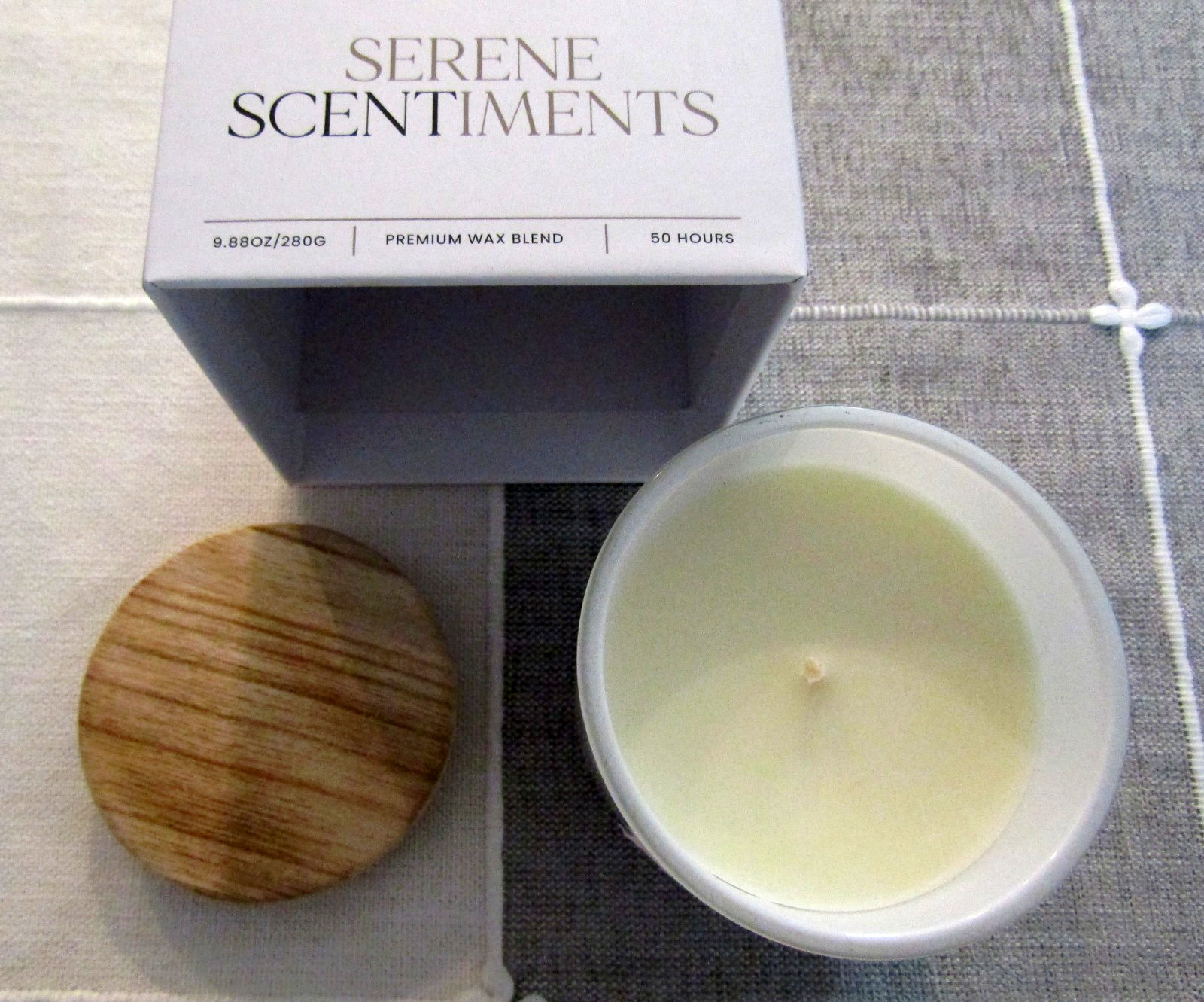 Serene Scentiments Healing Vibes Candle Citrus and Sea Salt 50 Hours gallery