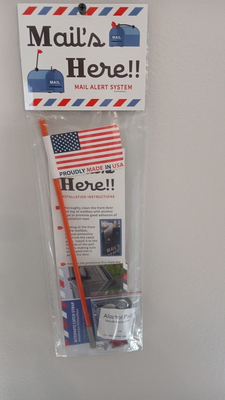 Mail's Here!! Mailbox Flag Alert System, Easy Install, Plastic & Metal Kit gallery