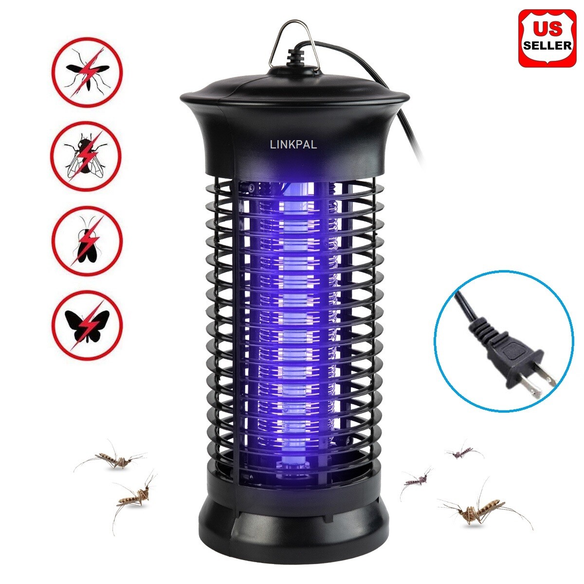 Electric Fly Bug Zapper Mosquito Insect Killer LED Light Trap Pest Control Lamp gallery