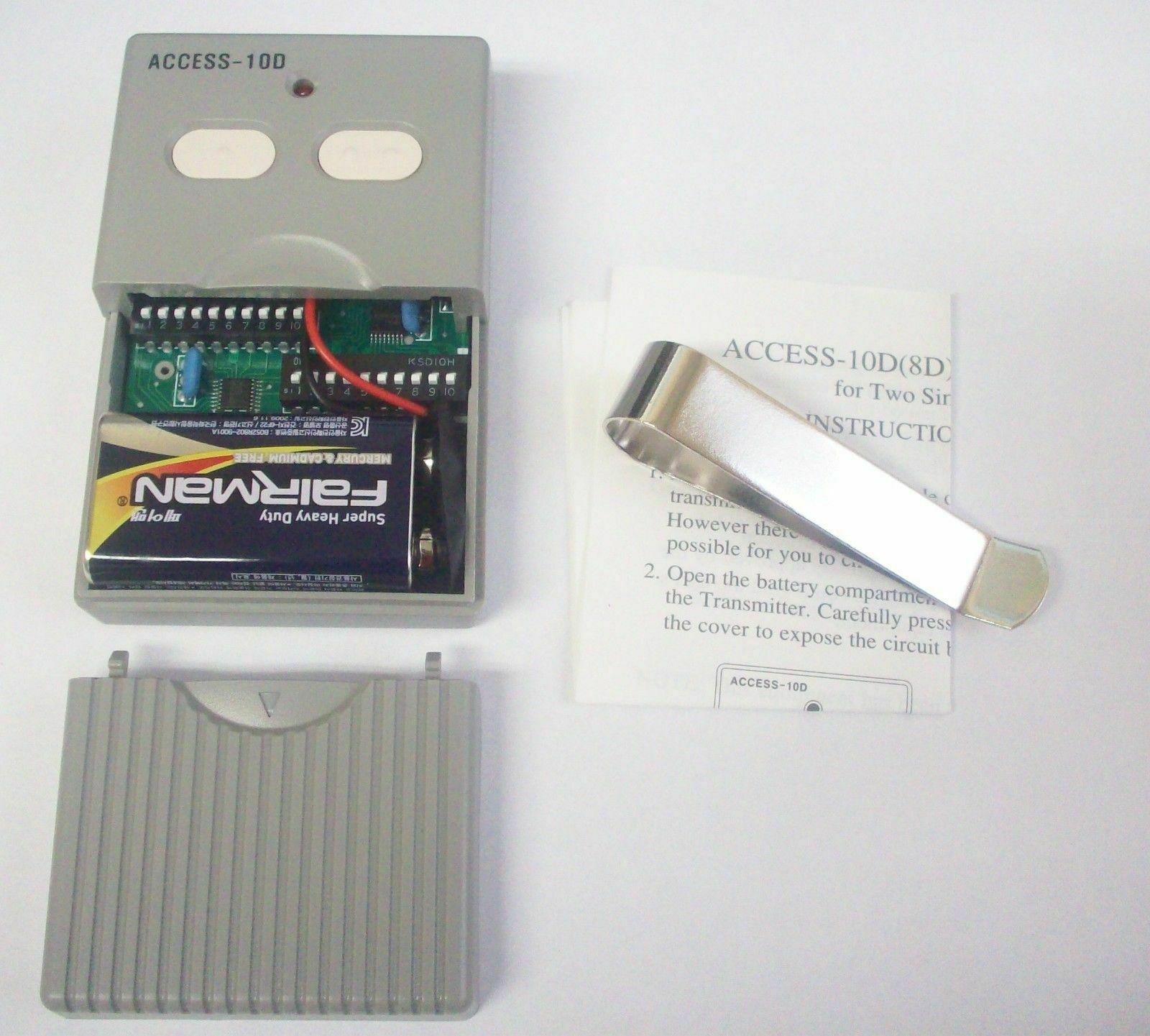 Garage Gate Doors 2 Buttons Remote Control Opener Transmitter 10 Pins gallery