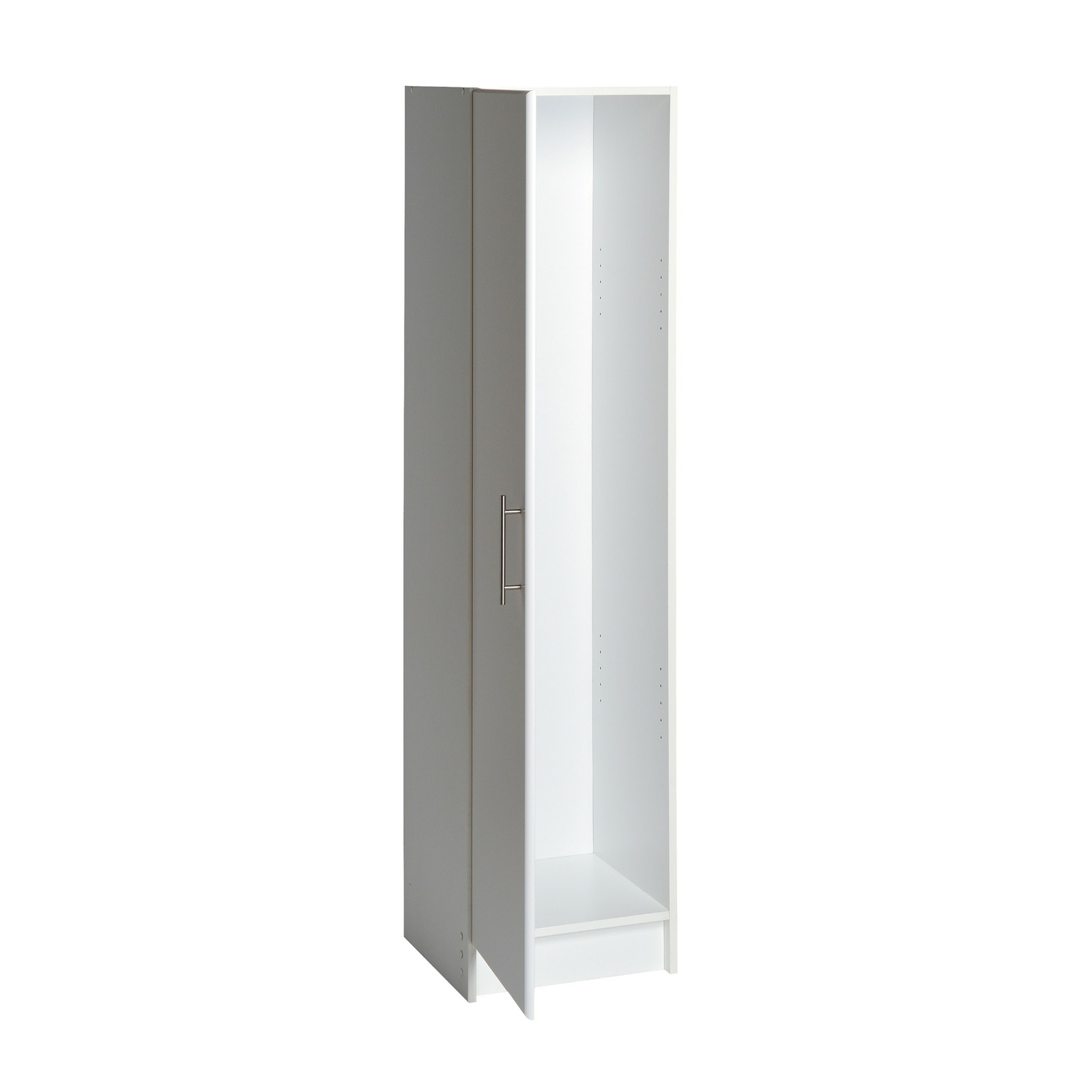 White Wooden Utility Pantry Storage Cabinet Door Laundry Broom Closet Organizer gallery