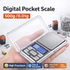 Mini High Precision Pocket Scale 500g/0.01g, Digital Scale... gallery