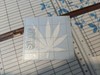 Pot Leaf Cannabis Vinyl Decal Sticker 420 Marijuana Weed 5" gallery