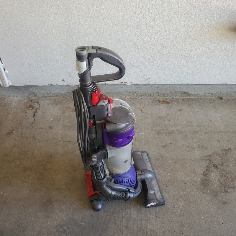 Dyson DC24 Upright Bagless Corded Vacuum Multi Surface Purple Gray gallery