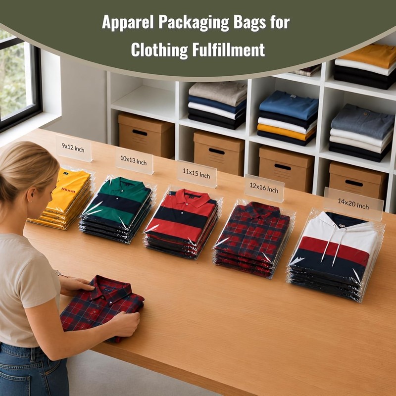 Versatile 100 Count 9x12 Inch Clear Cellophane Bags – Perfect for Food and Gifts gallery