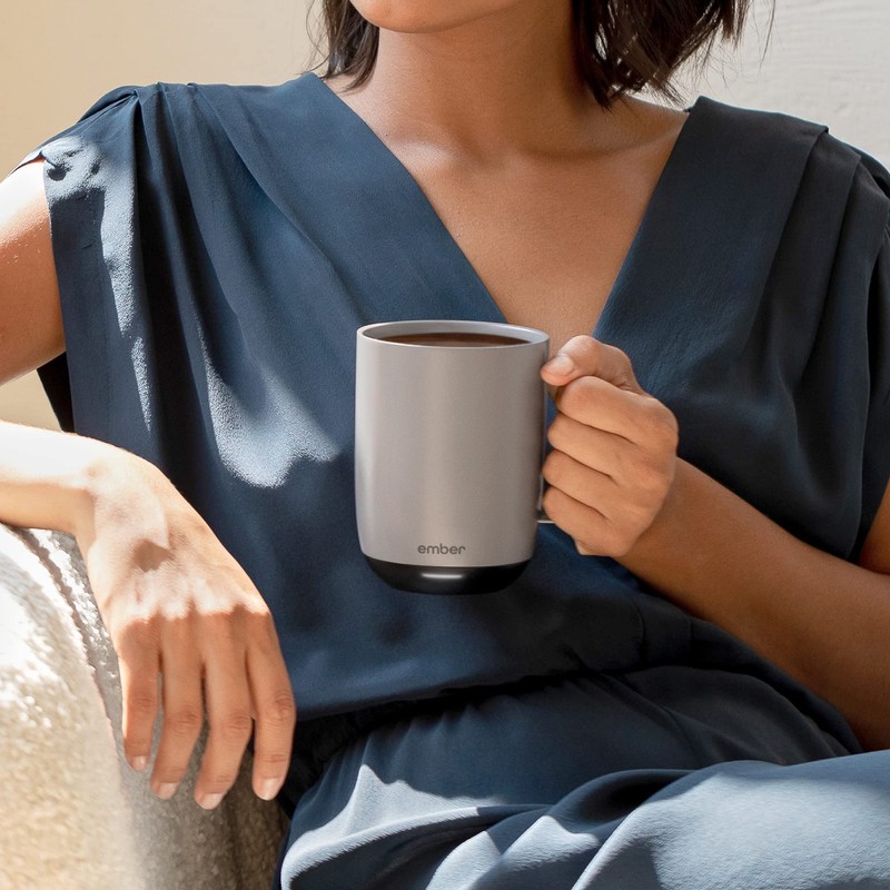 Ember Temperature Control Smart Mug 2, 14 Oz, App-Controlled Heated Coffee Mug gallery