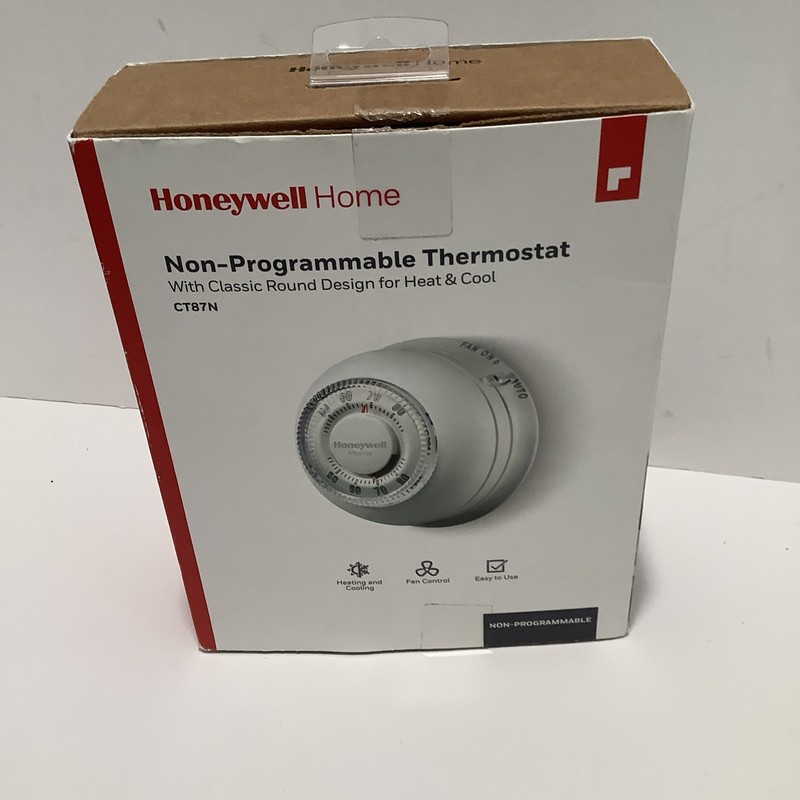 Honeywell CT87N Non- Programmable Thermostat - White, New In Open Box gallery