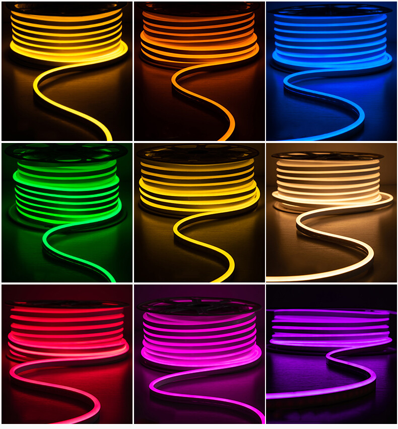 LED Flexible Neon Rope Light Room Party Commercial Lighting Strip Outdoor 110V gallery