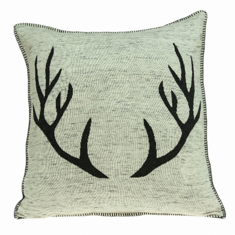 Parkland Collection Meska Lodge Throw Pillow Off White 20" x 20" gallery