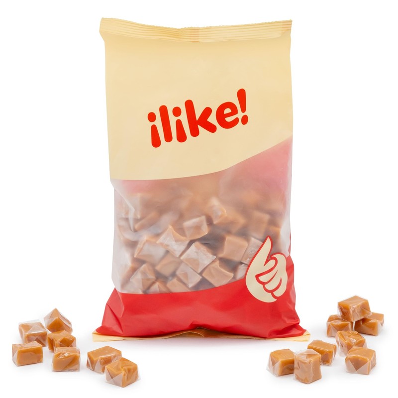 Caramel Cubes Candy | 2-Pound Pack | Vanilla Classic Chewy Squares | Individu... gallery