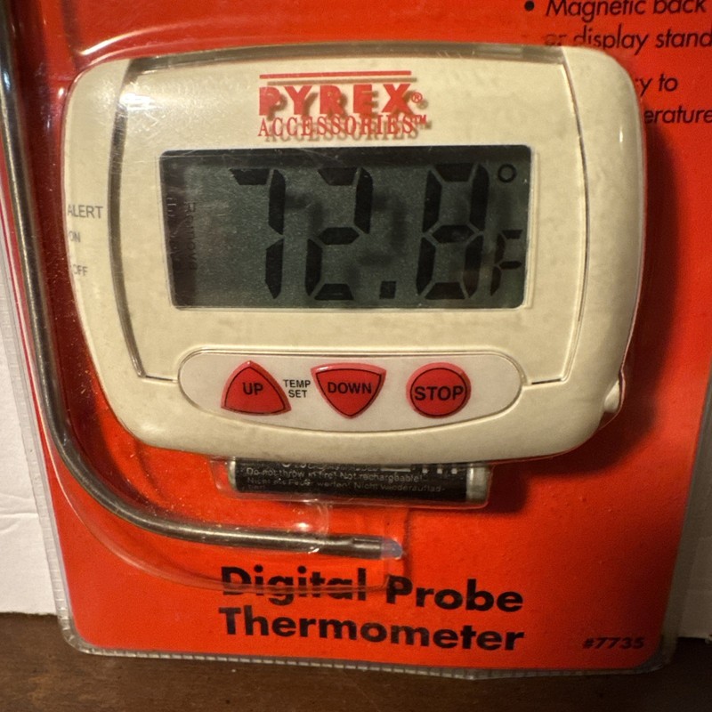 Pyrex Accessories Digital Probe Thermometer Food Oven Robinson NOS SEE INFO PICS gallery