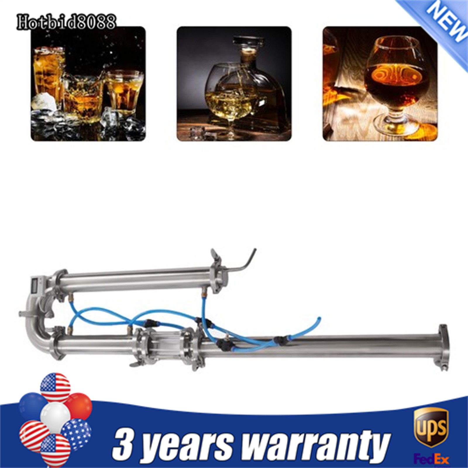Brew Wine Making Tool 2" in Stainless Still Moonshine Reflux Distilling Column gallery