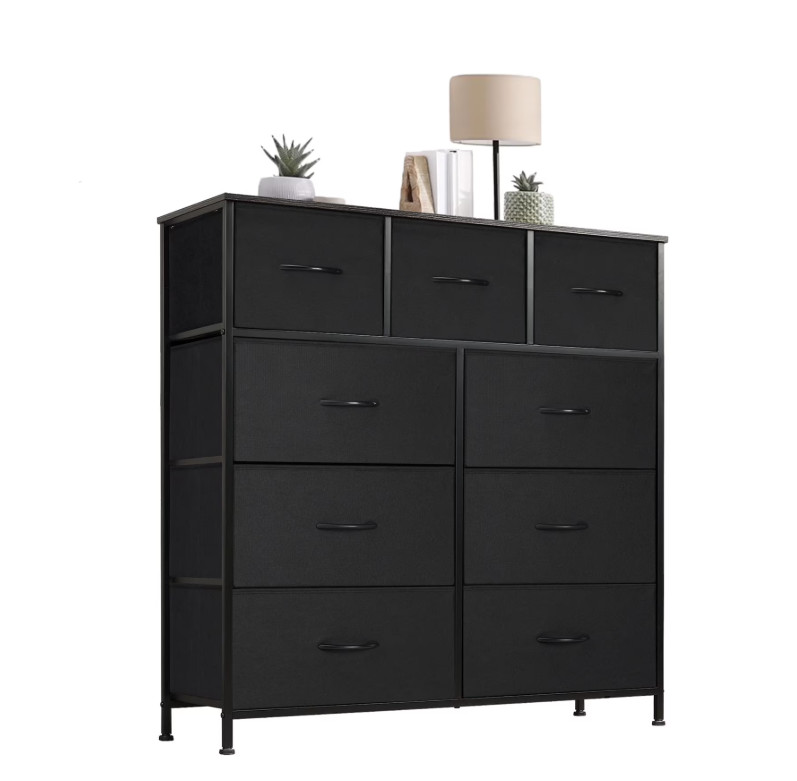 CONCETTA 9-Drawer Fabric Dresser Storage Chest for Bedroom Closet gallery